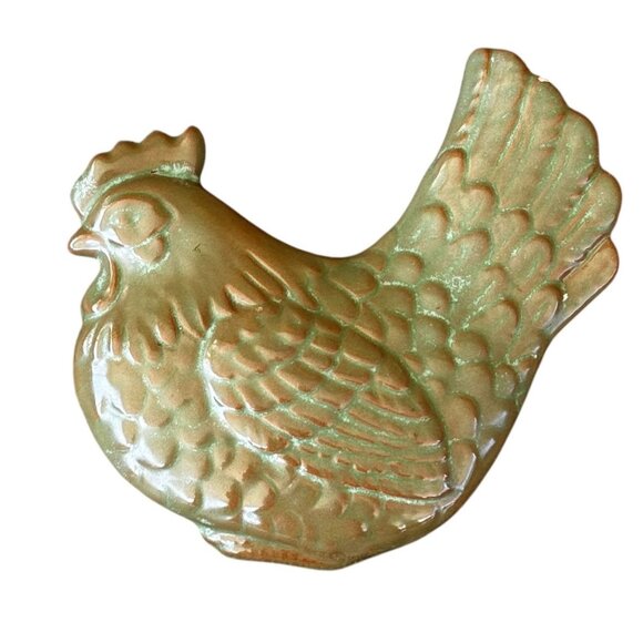 Vintage Ceramic Chicken Wall Decor - Picture 1 of 6